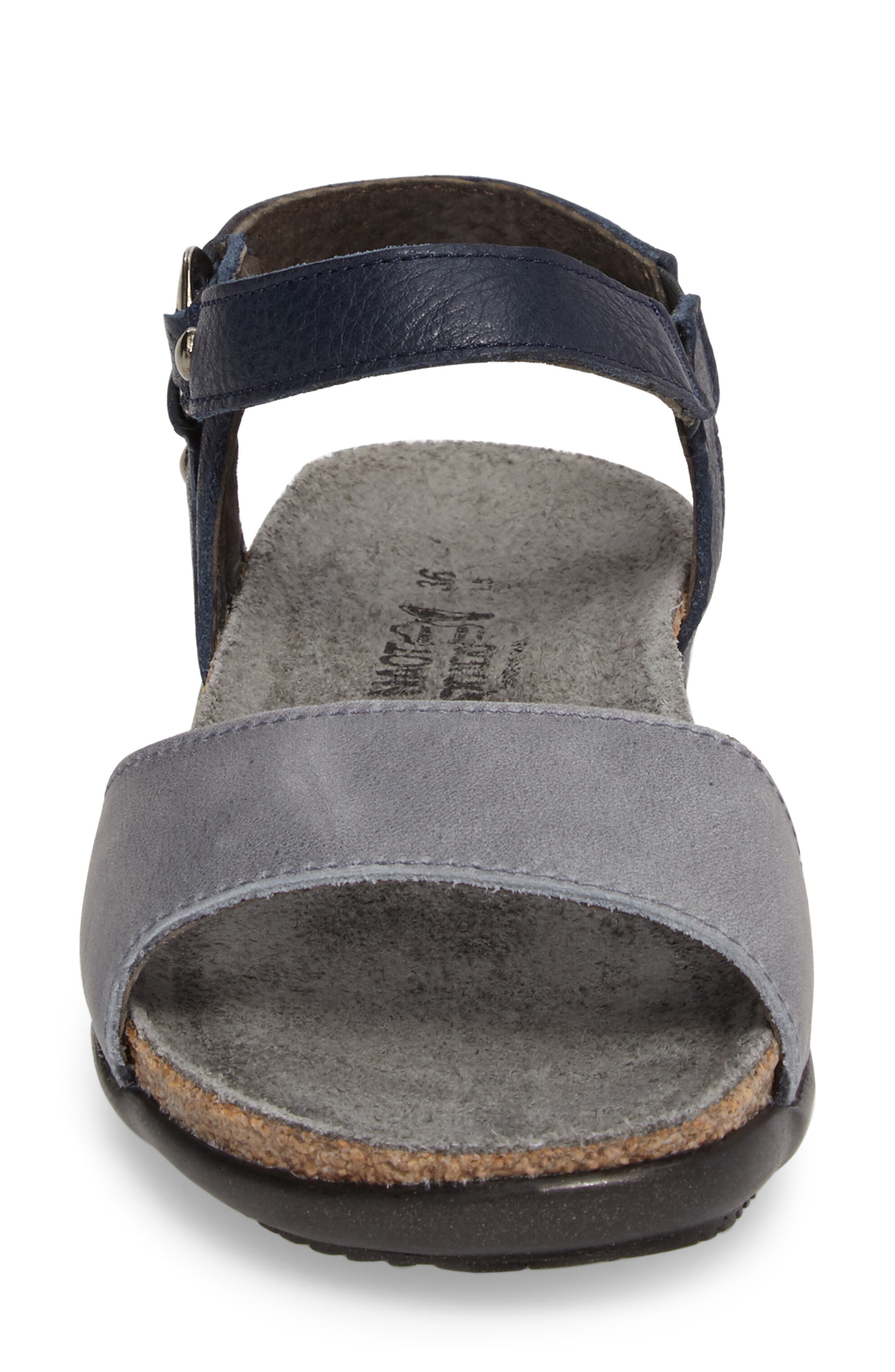 Sabrina Sandal, Alternate, color, VINTAGE SLATE LEATHER