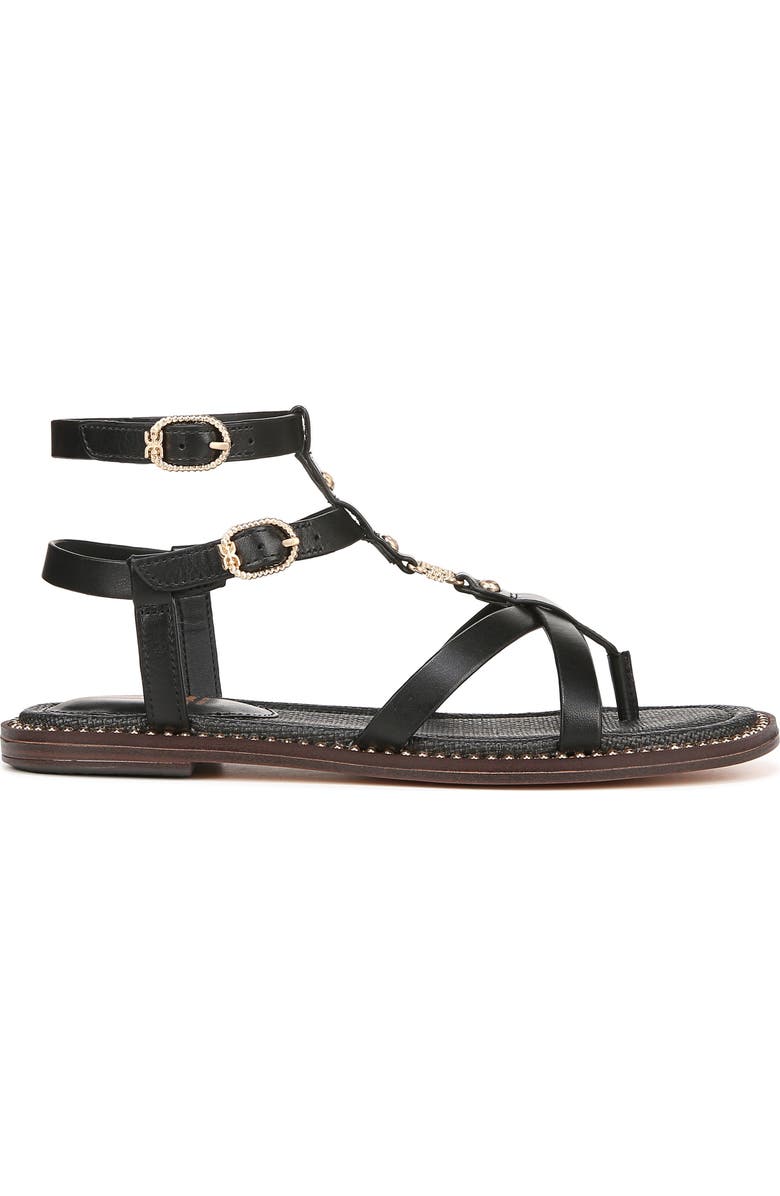 Sam Edelman Talya Ankle Strap Sandal, Alternate, color, Black