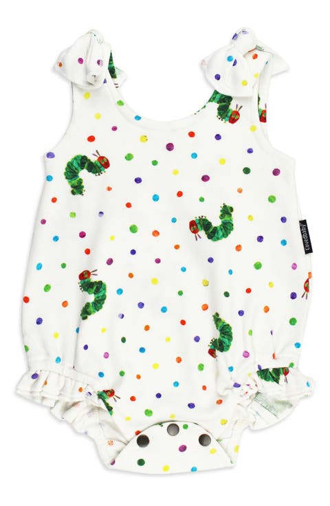 x The Very Hungry Caterpillar™ Organic Cotton Shoulder Tie Bodysuit (Baby)