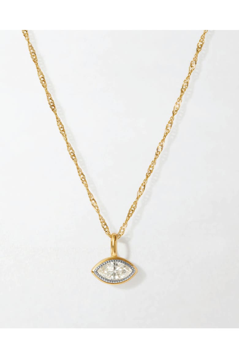 Marquise Diamond Necklace, Main, color, Marquise