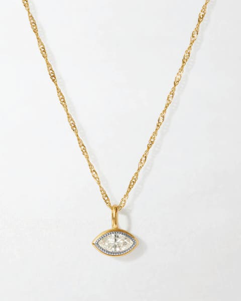Marquise Diamond Necklace