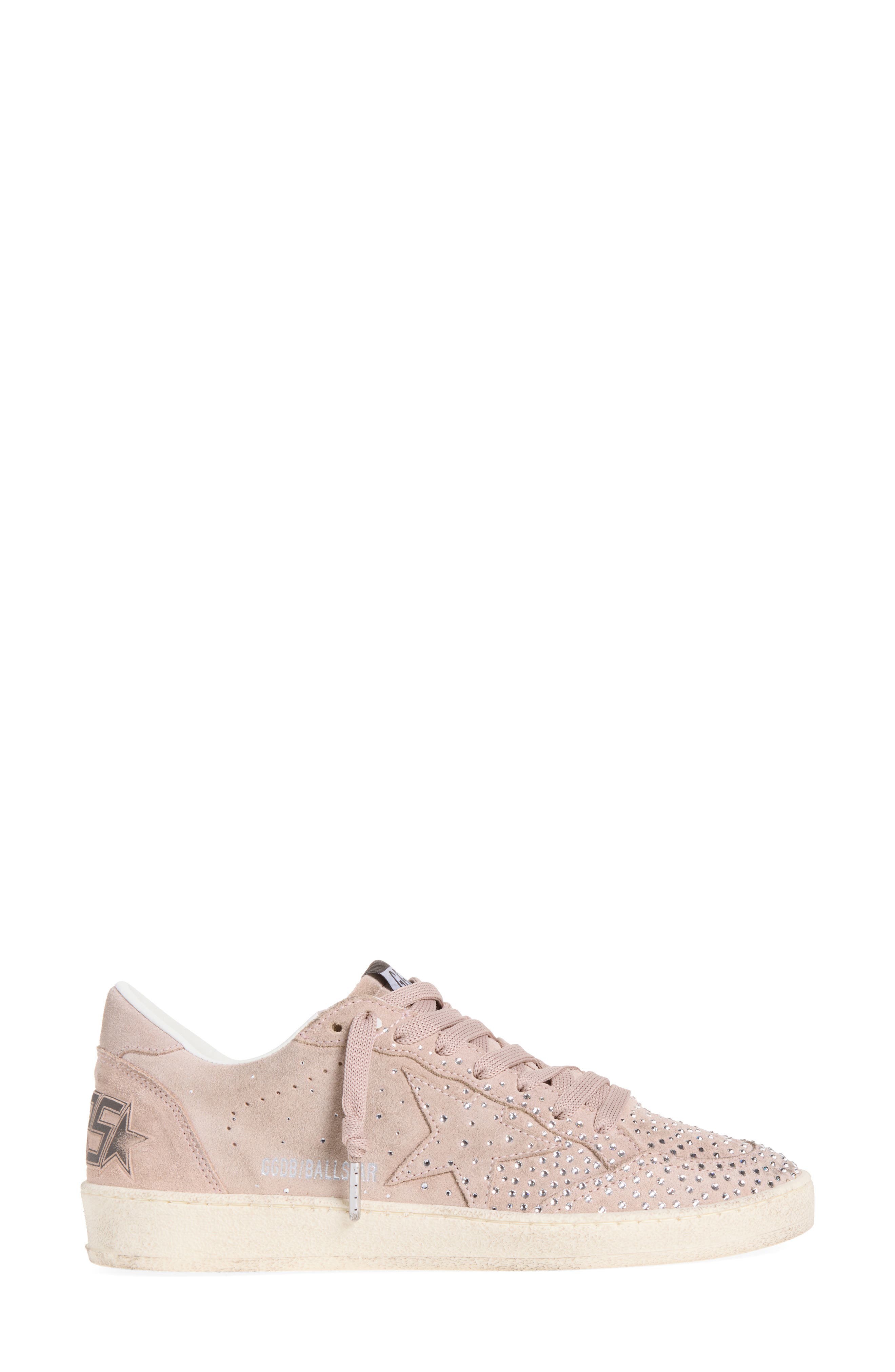 Crystal Ball Star Sneaker, Alternate, color, POWDER PINK