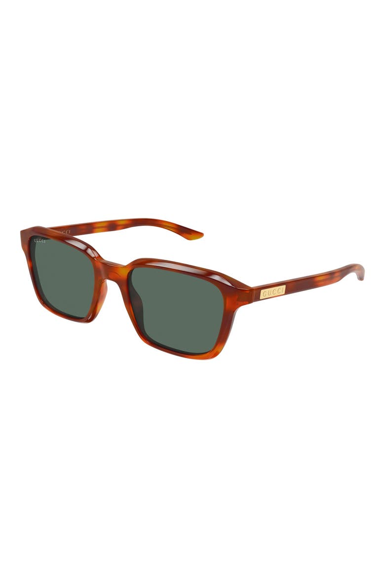 GG2078S Rectangle Sunglasses, Alternate, color, HAVANA
