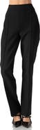 IVONNE Straight Cut Black Pants