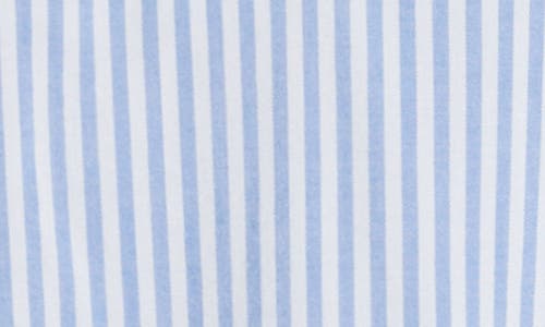 BEACHLUNCHLOUNGE BEACHLUNCHLOUNGE ALORA STRIPE TIERED COTTON BLEND DRESS