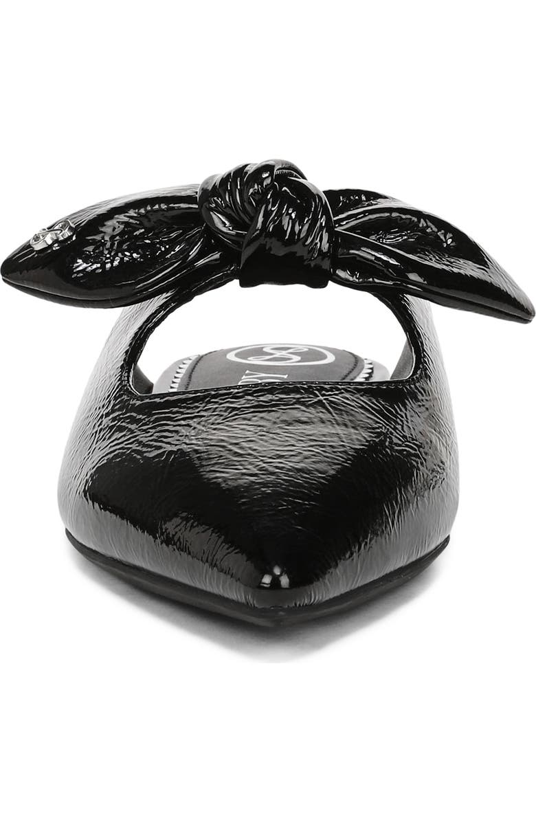 SAM & LIBBY Marley Knot Mule, Alternate, color, Black Shiny