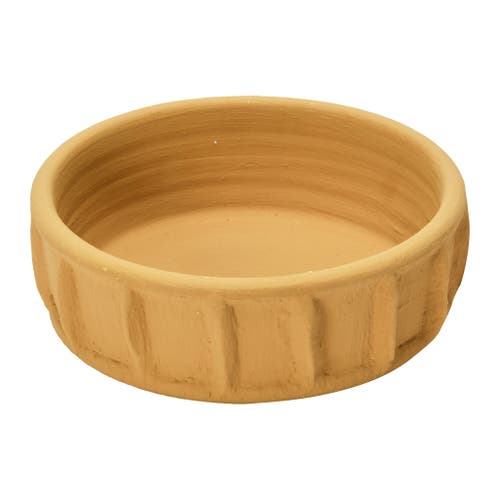 Storied Home Decorative Terra-cotta Bowl In Brown
