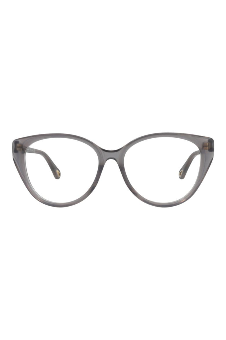 54mm Cat Eye Optical Glasses, Main, color, GREY GREY TRANSPARENT