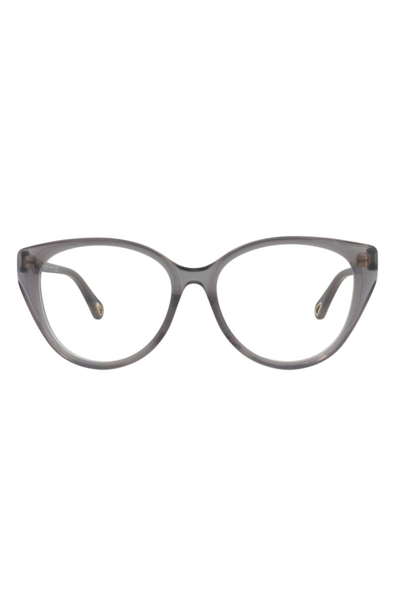 Chloé 54mm Cat Eye Optical Glasses, Main, color, 