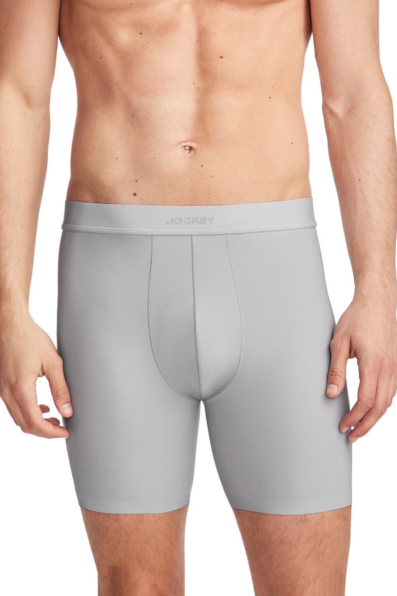 Mens Phantom Fit 6" Boxer Brief, Main, color, Grey Dove