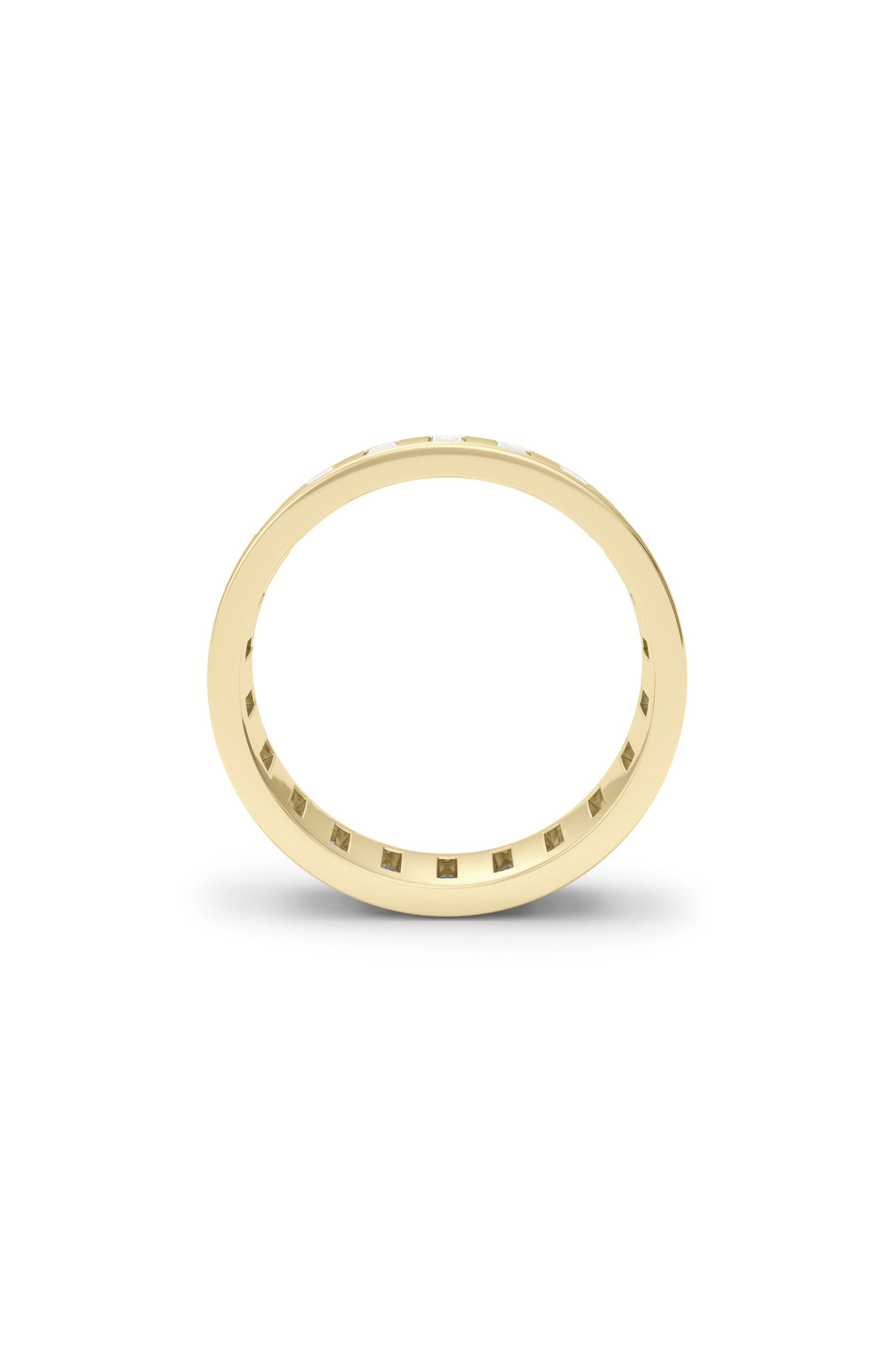 HauteCarat Men's Baguette Lab Created Diamond Eternity Band Ring (Men ...