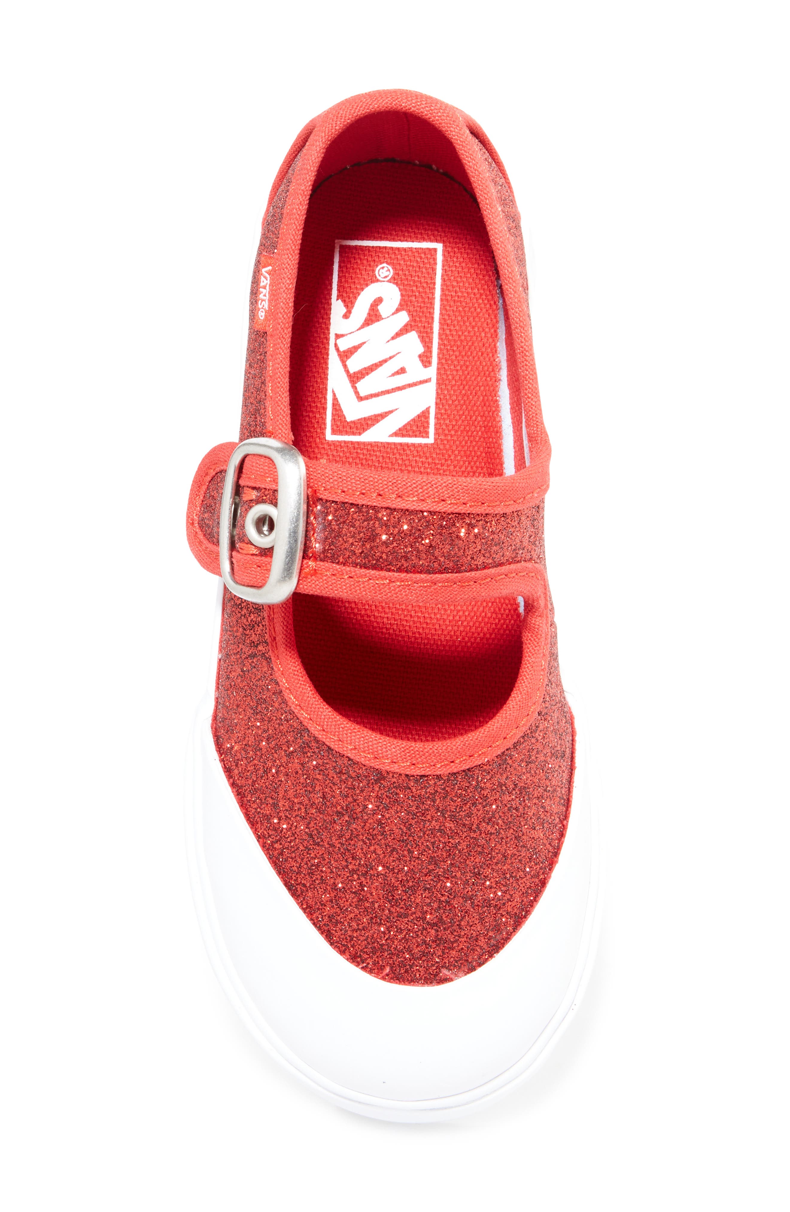 Kids' Mary Jane Sneaker, Alternate, color, GLITTER RED