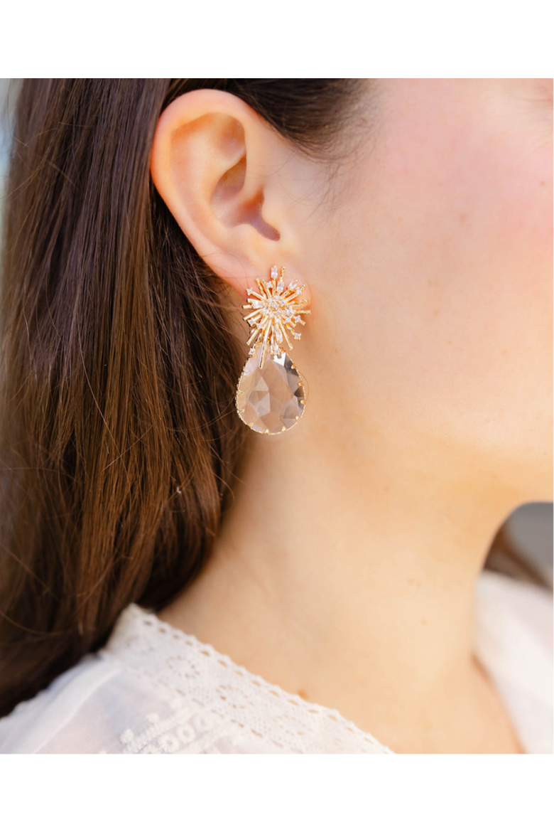 Champagne Drop Earrings, Alternate, color, Gold