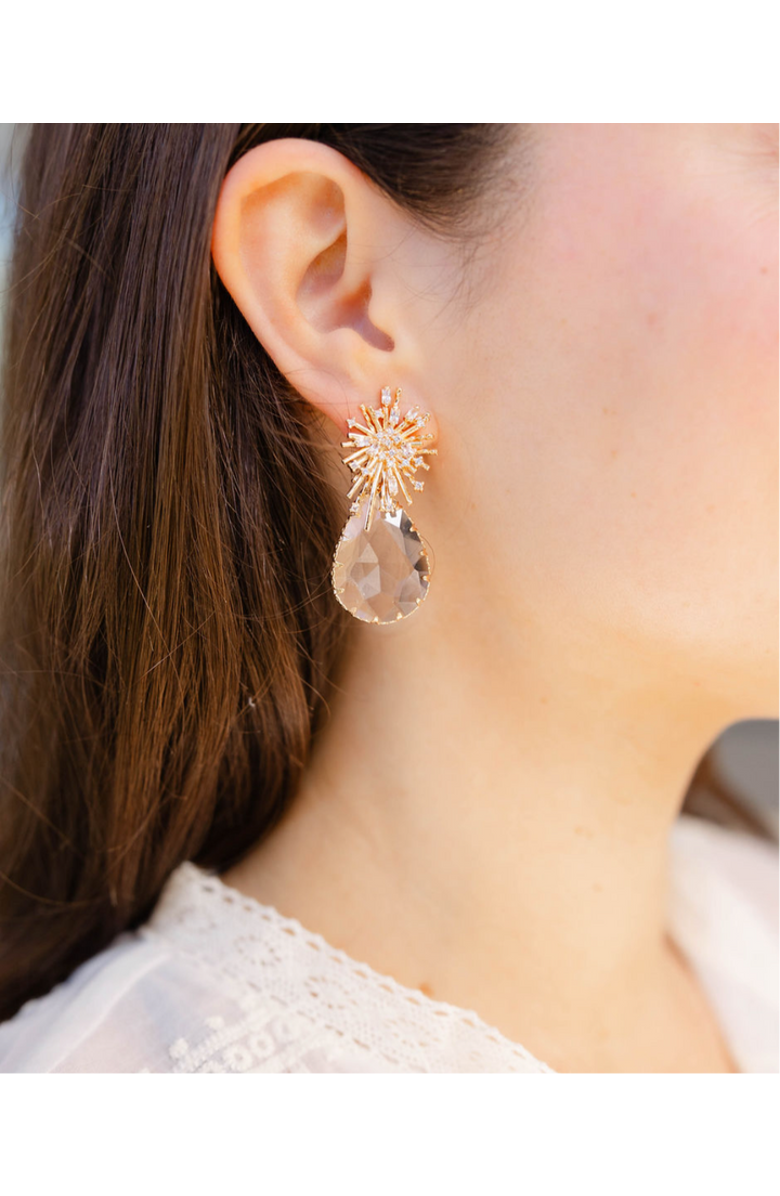 Erin McDermott Jewelry Champagne Drop Earrings, Alternate, color, Gold