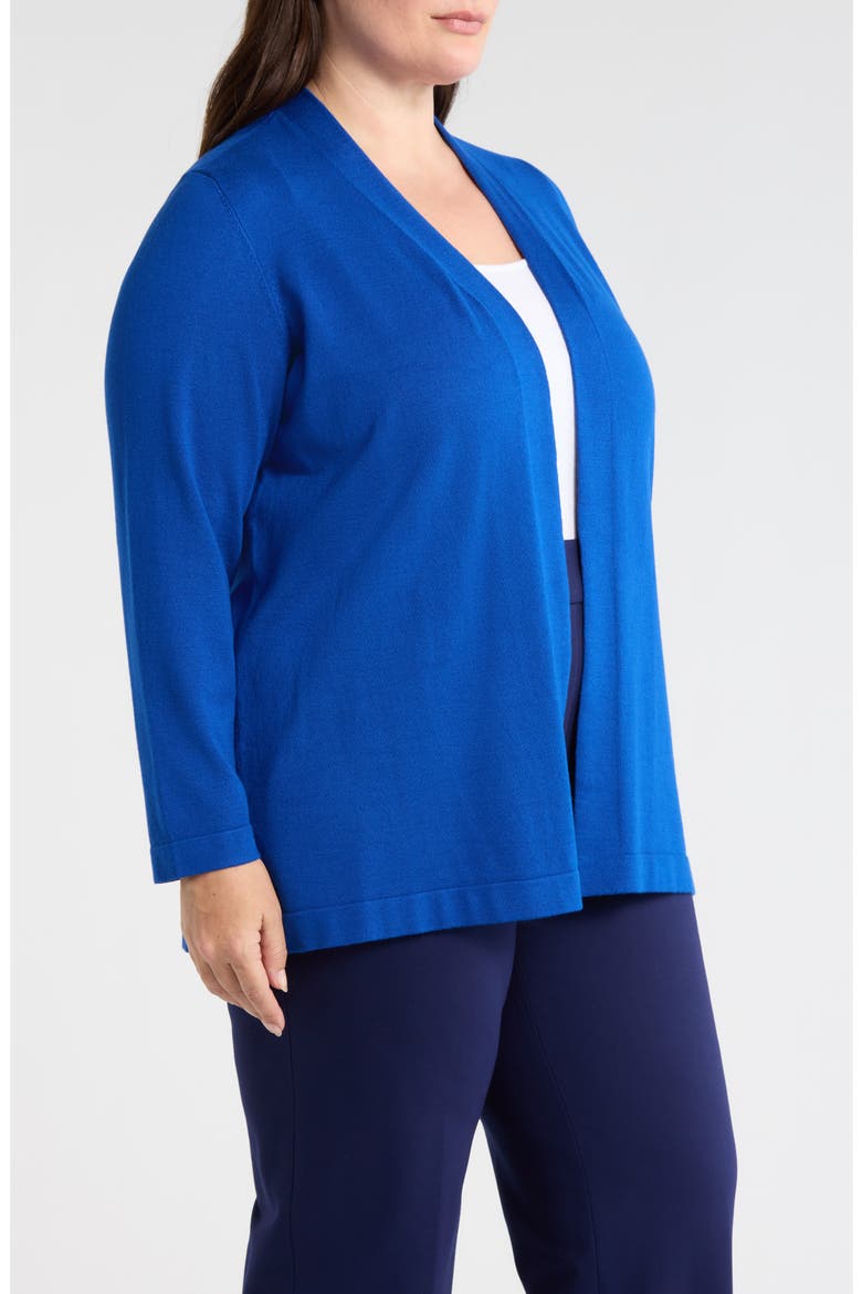 Chatham Open Front Cardigan, Alternate, color, SANTORINI BLUE