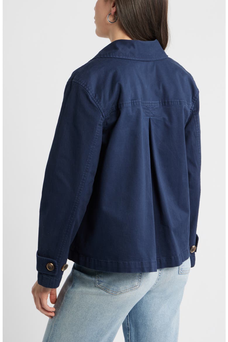 Swing Trench Coat, Alternate, color, NAVY STILL