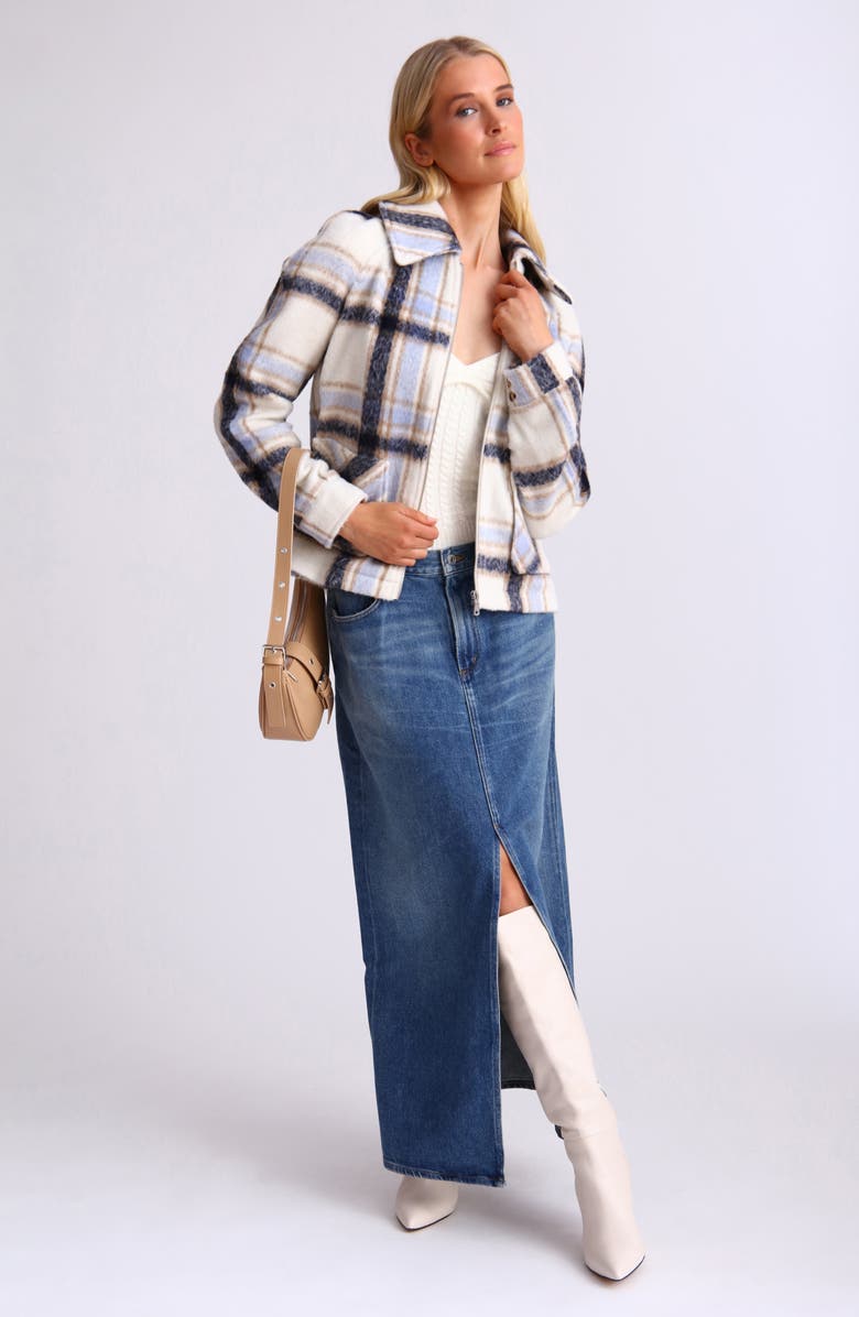 Avec Les Filles Relaxed Zip Front Jacket, Alternate, color,