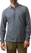Faherty Sunwash Organic Cotton Long Sleeve Polo