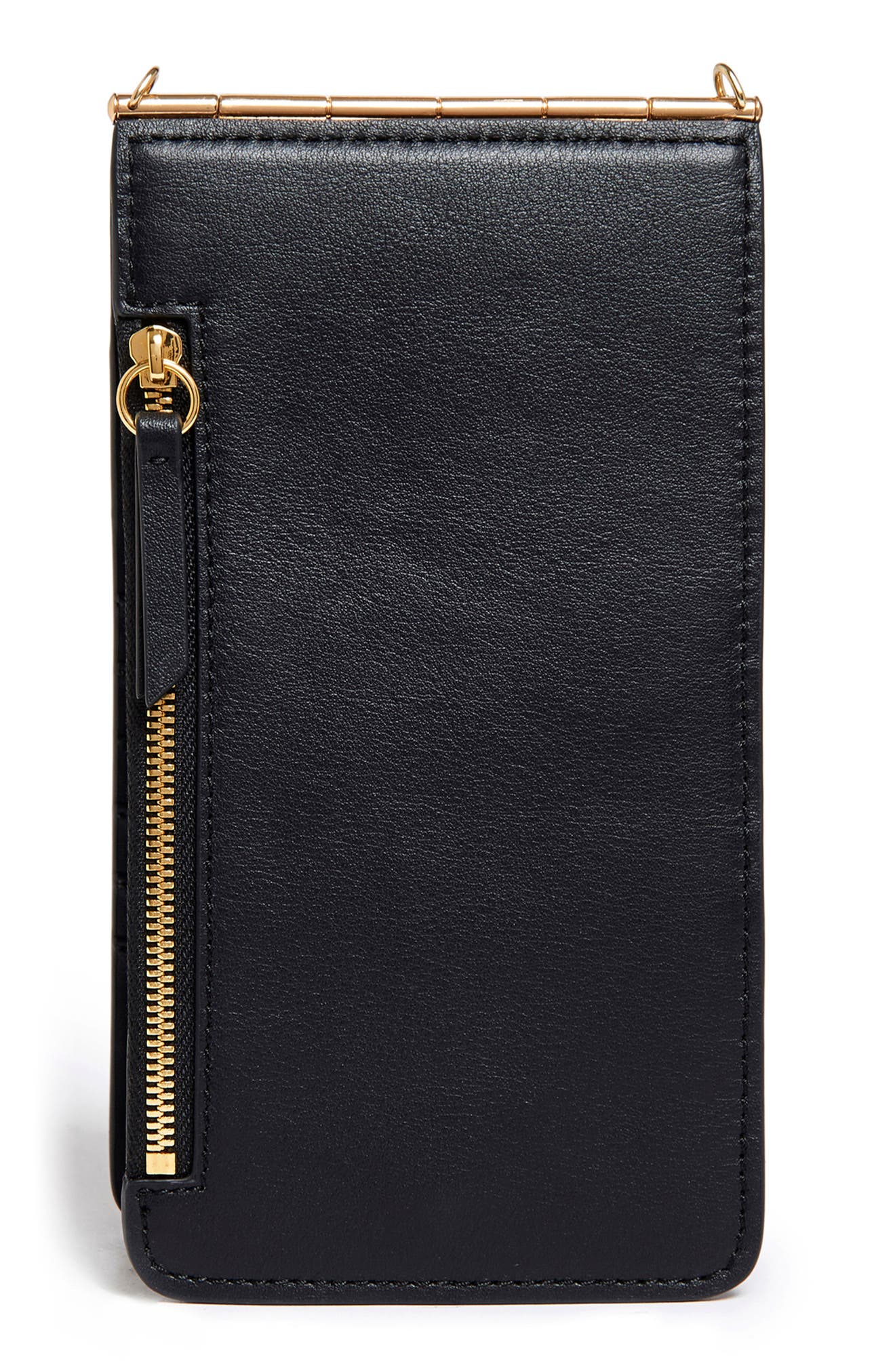 Thacker Nora Leather Phone Crossbody Bag, Main, color, 