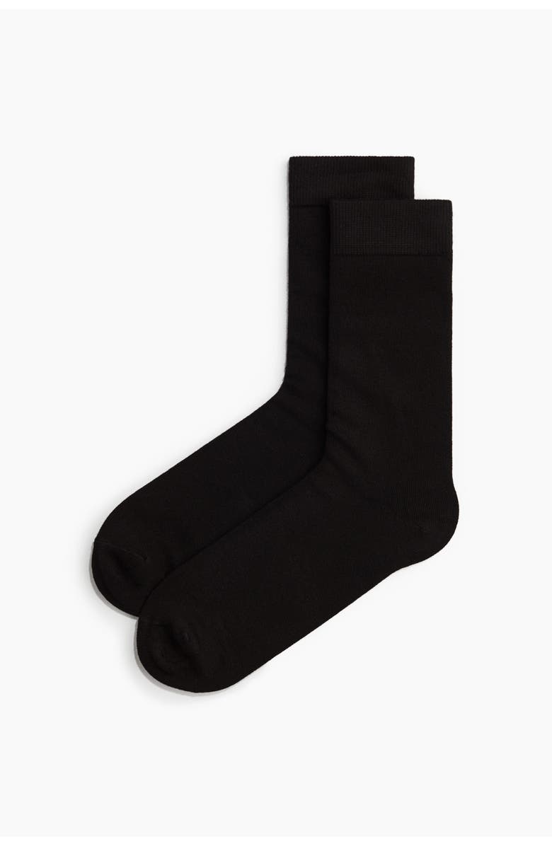 H&M 10-pack socks with lycra<sup>®</sup>, Alternate, color, Black