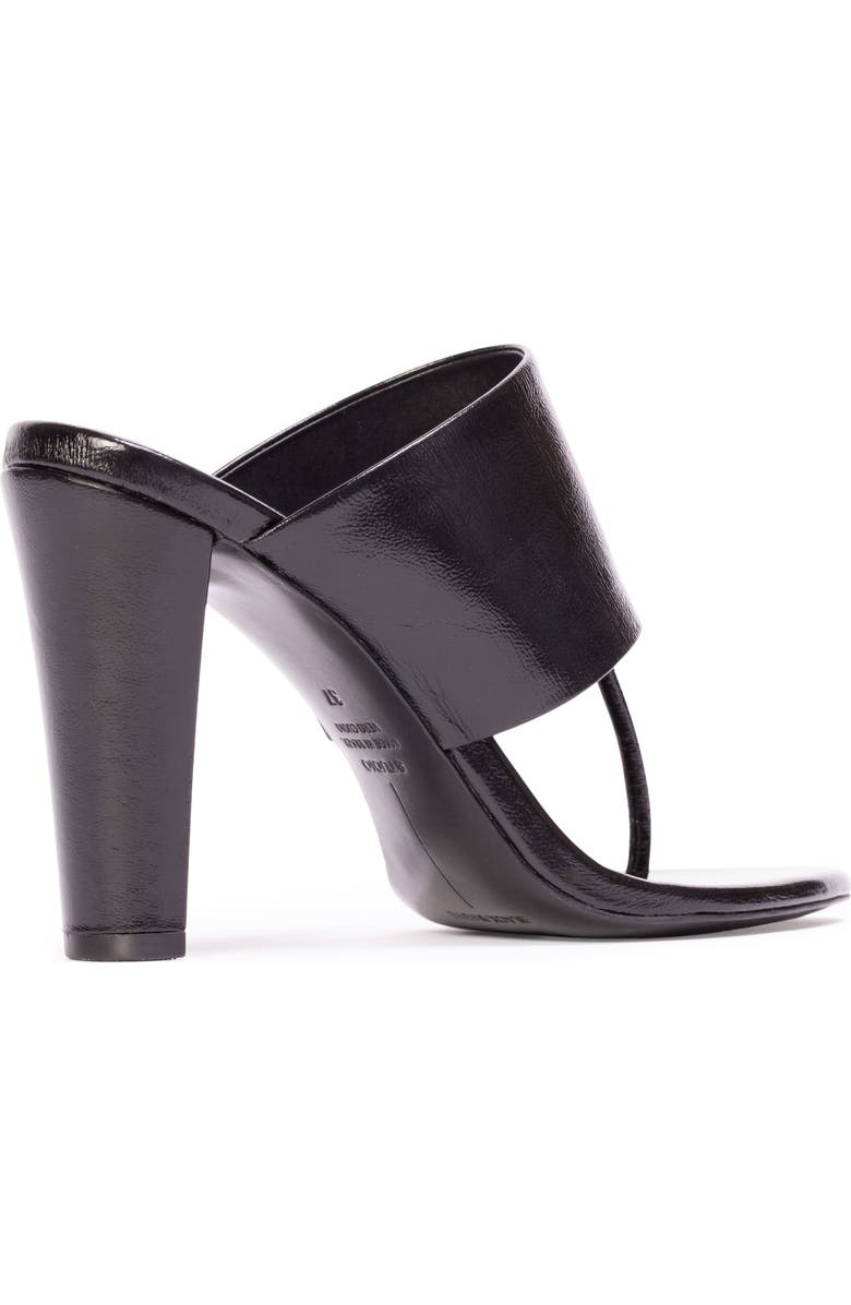 BLACK SUEDE STUDIO Dana 95 Thong Sandal, Alternate, color, Black Leather