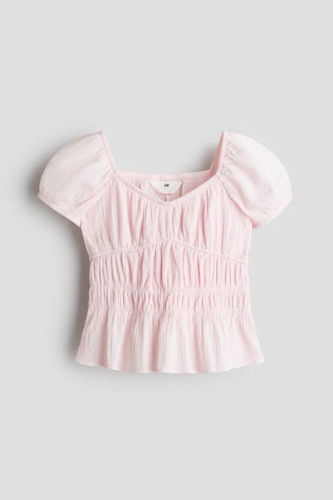 Crinkled Cotton Top