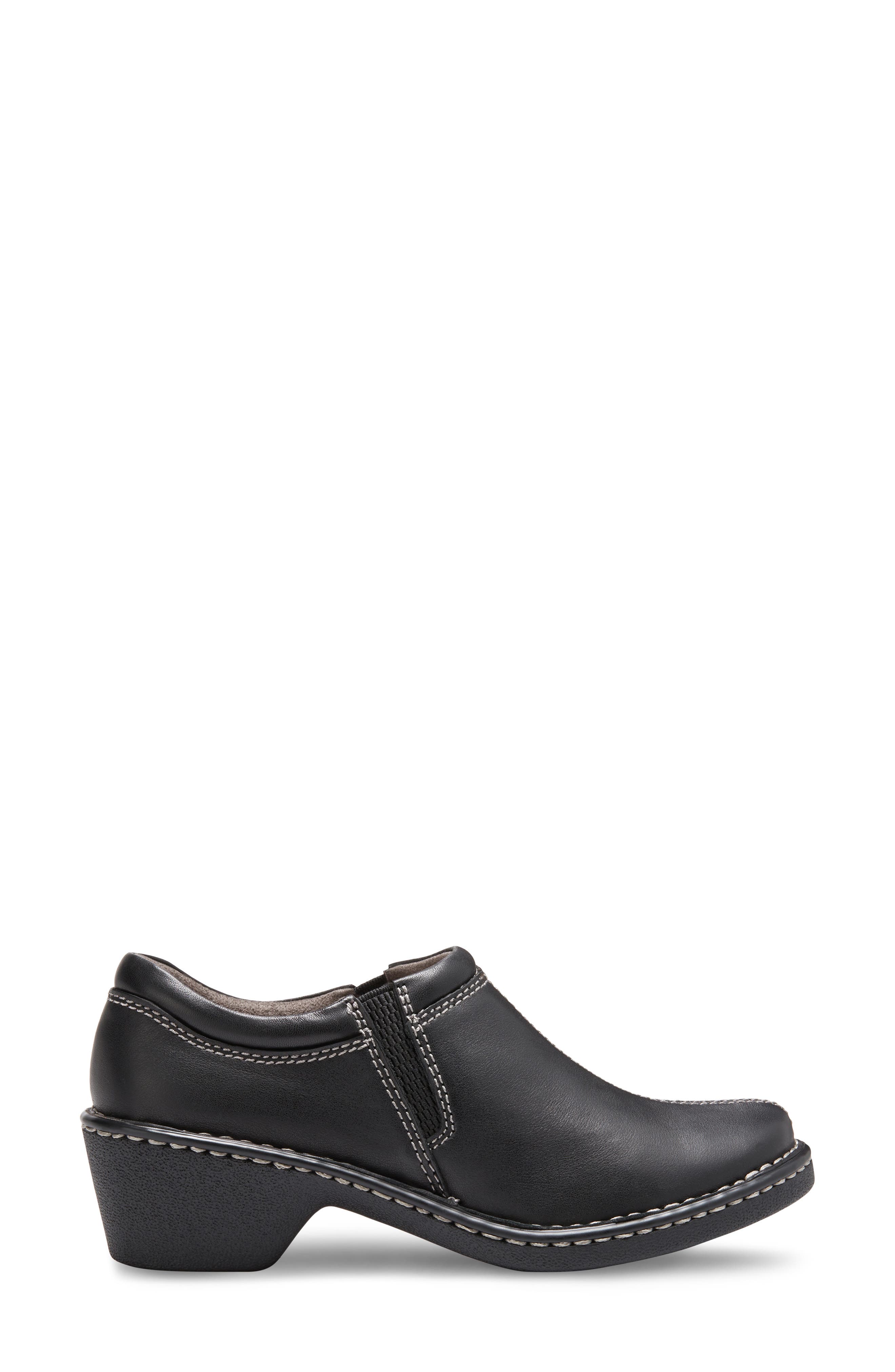 Eastland Amore Clog, Alternate, color, Black