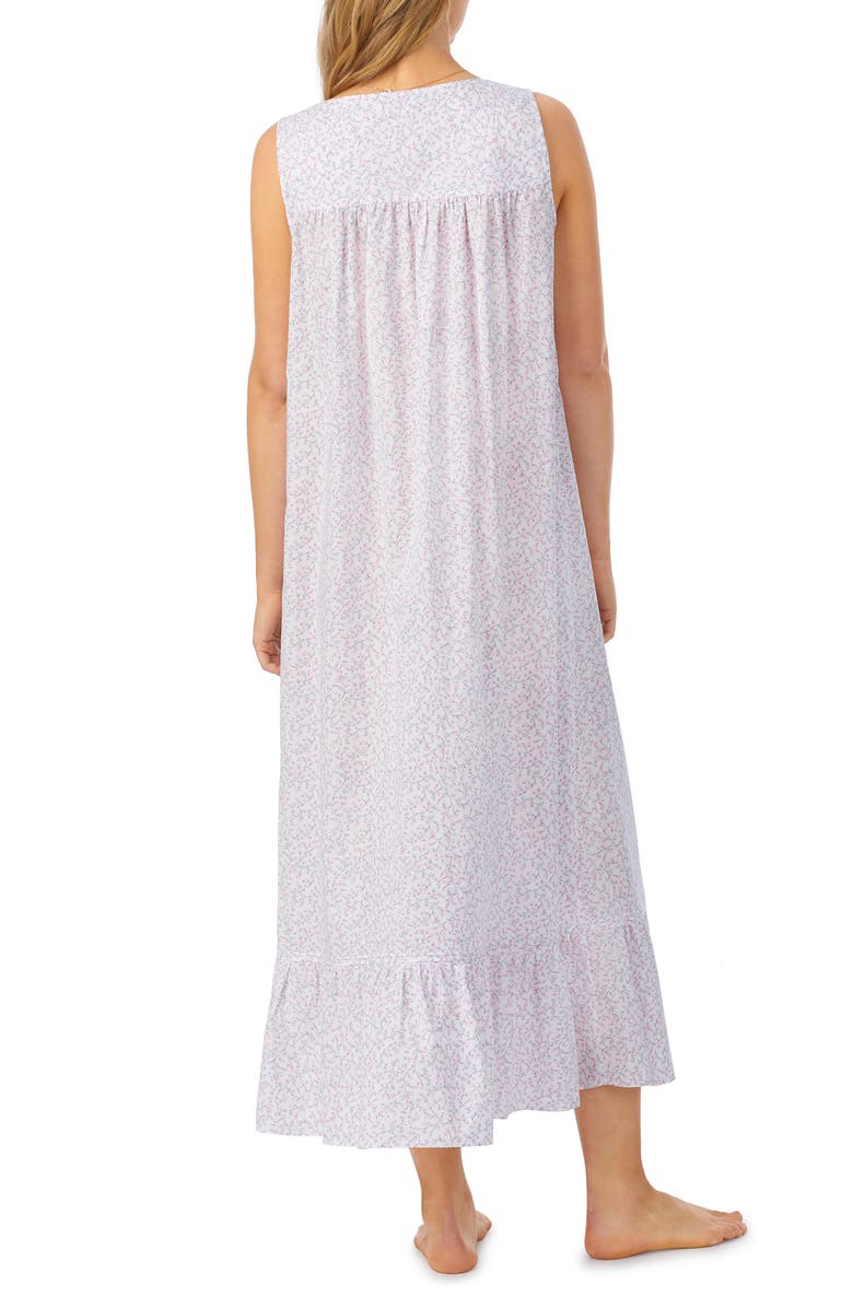 Eileen West Ballet Sleeveless Cotton Nightgown, Alternate, color, 