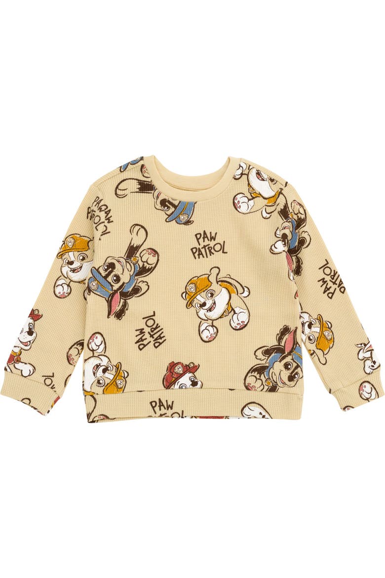 Loungewear 2-Piece Sweatshirt and Pants Set, Alternate, color, Chase Marshall Beige