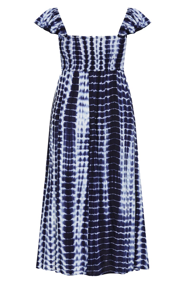 City Chic Tiarne Tie Dye Maxi Dress, Alternate, color, 