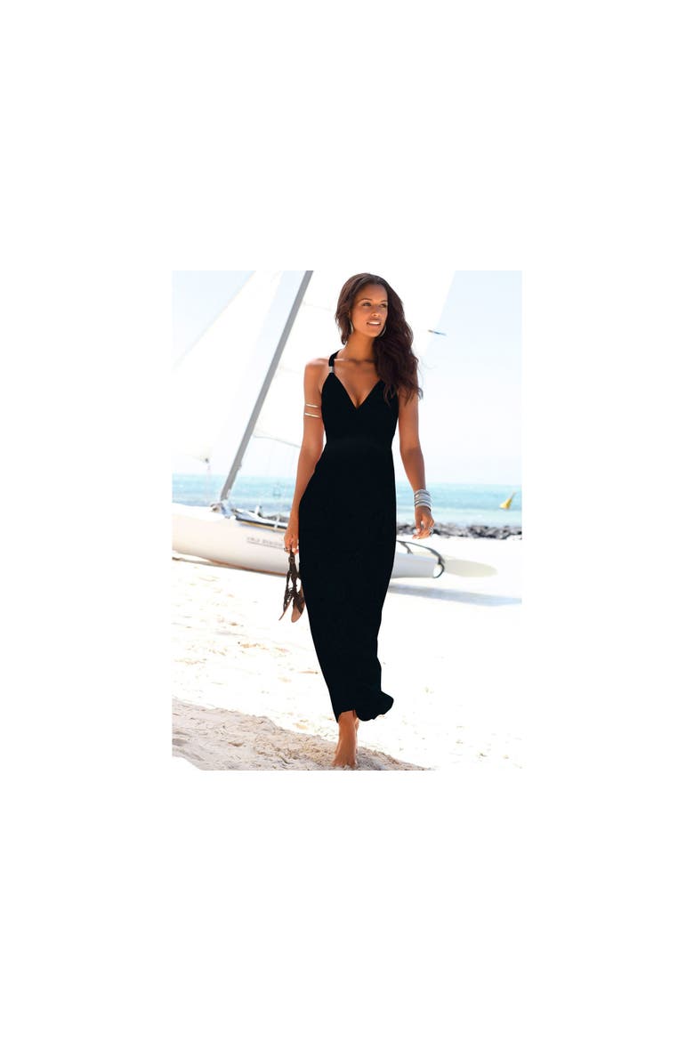 Sleeveless Maxi Dress, Alternate, color, Black