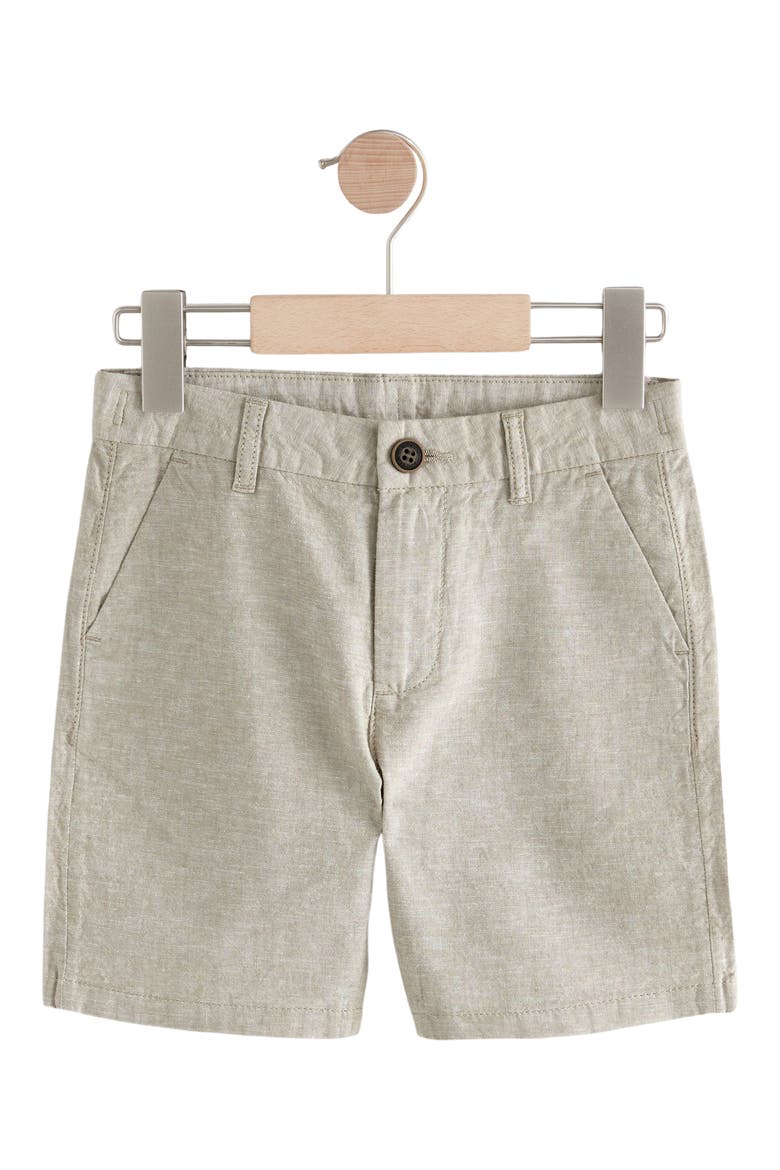 Kids' Linen & Cotton Chino Shorts, Main, color, CREAM