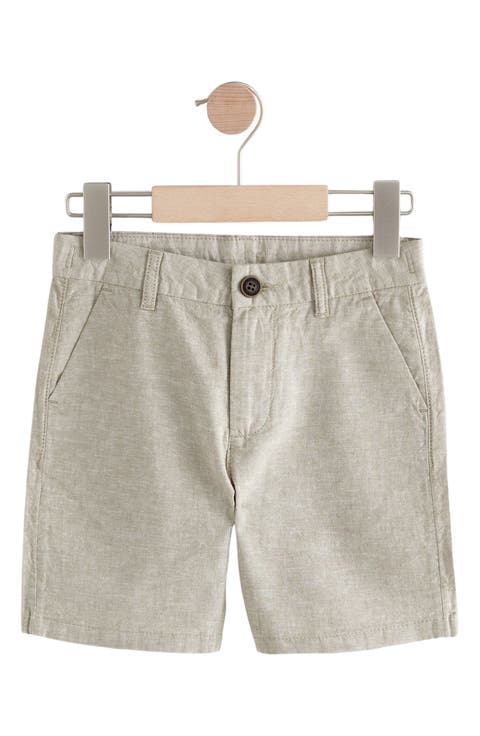 Kids' Linen & Cotton Chino Shorts (Little Kid)