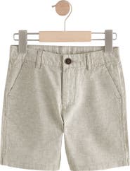 NEXT Kids' Linen & Cotton Chino Shorts