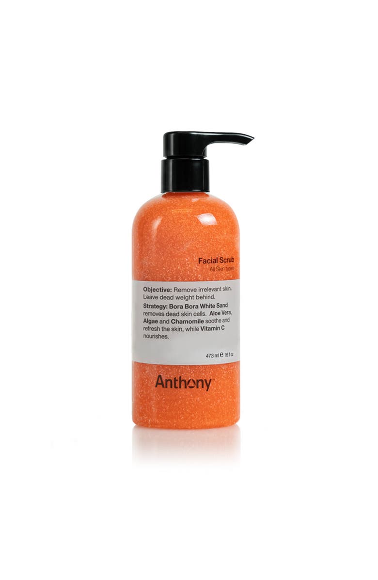 Anthony Facial Scrub, Main, color, Orange
