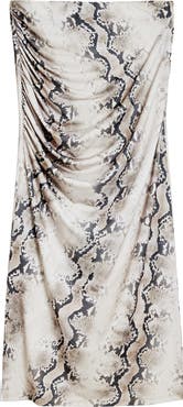 Desigual Snakeskin Print Skirt