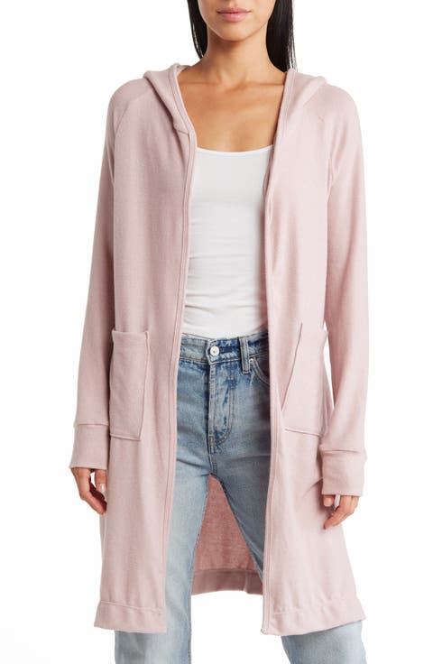 Open Front Long Cardigan