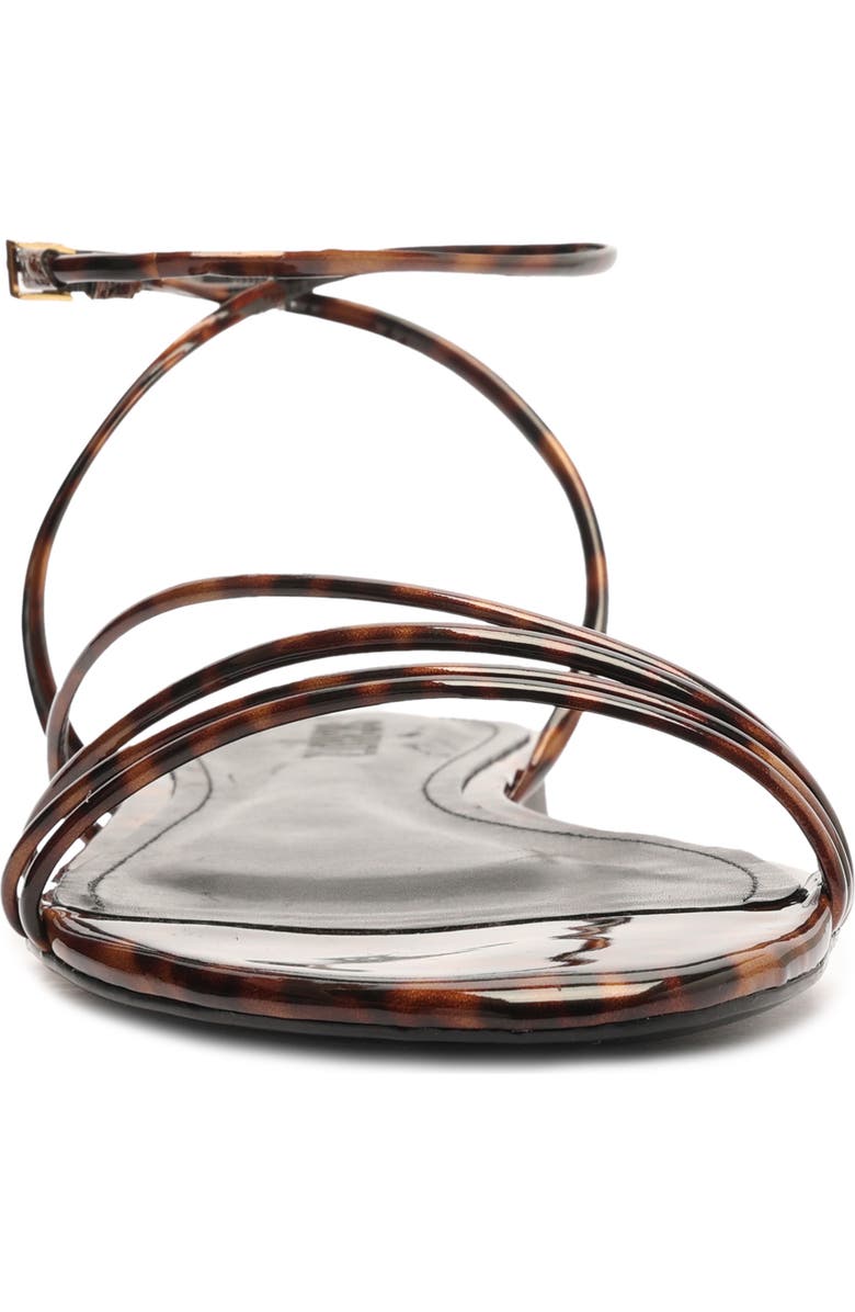 Schutz Inez Ankle Strap Sandal, Alternate, color, Brown