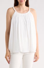 PATRIZIA LUCA Beaded Balloon Top