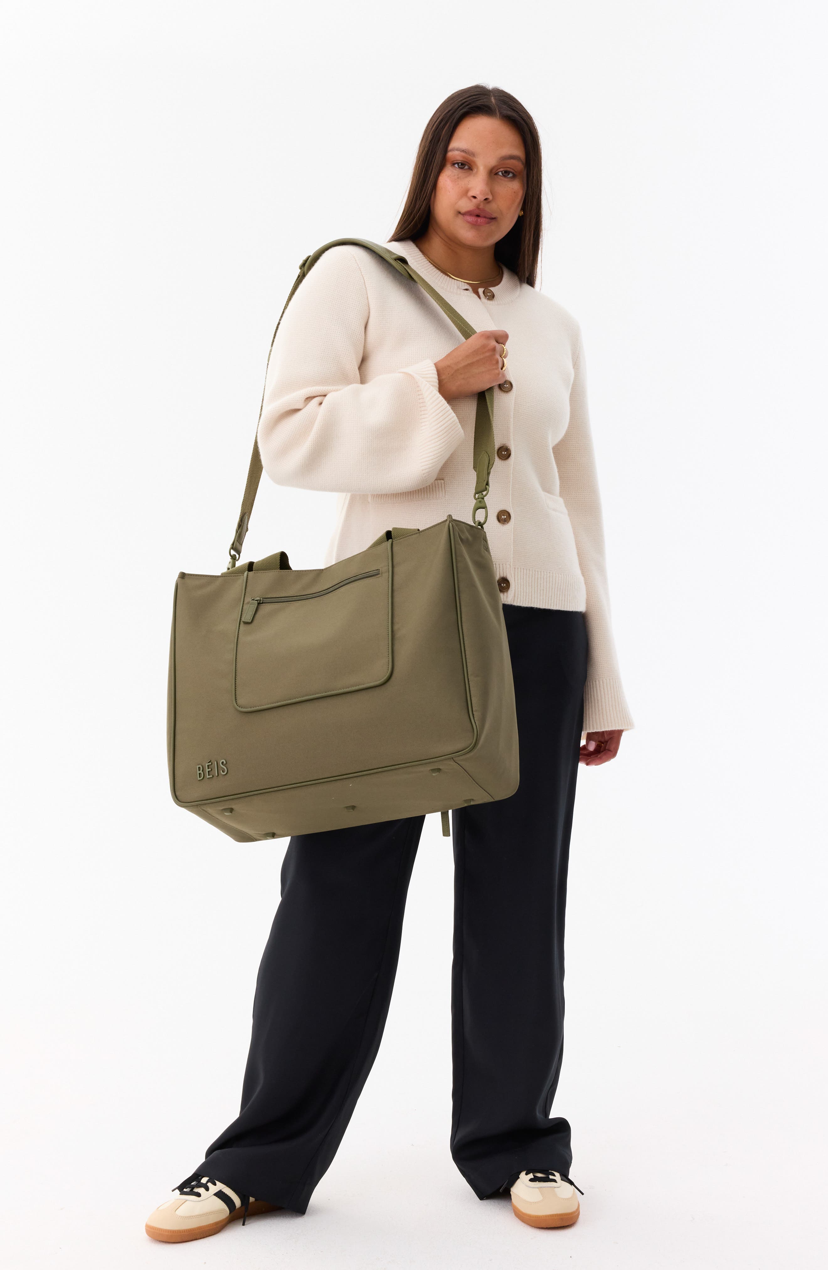 Béis The East/West Water Repellent Tote, Alternate, color, 