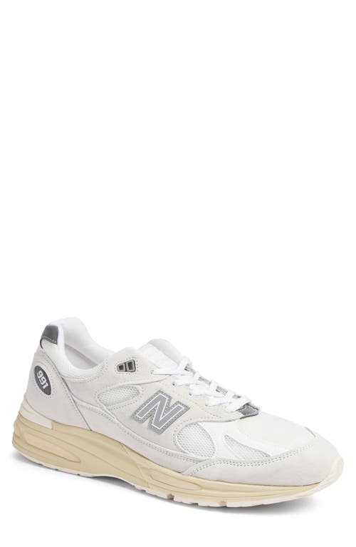 New Balance Made In Uk U991v2 Sneakers In Wind Chime/white