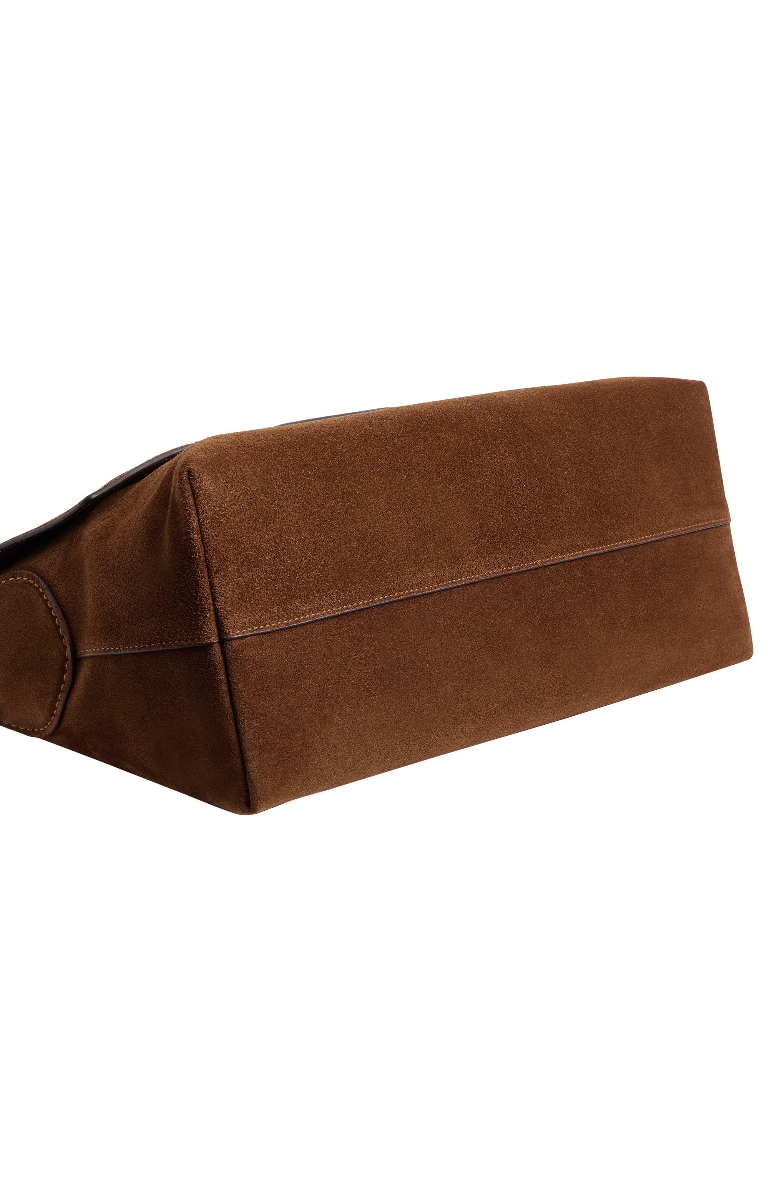 COACH Chelsea 36 Suede Shoulder Bag, Alternate, color, Warm Brown