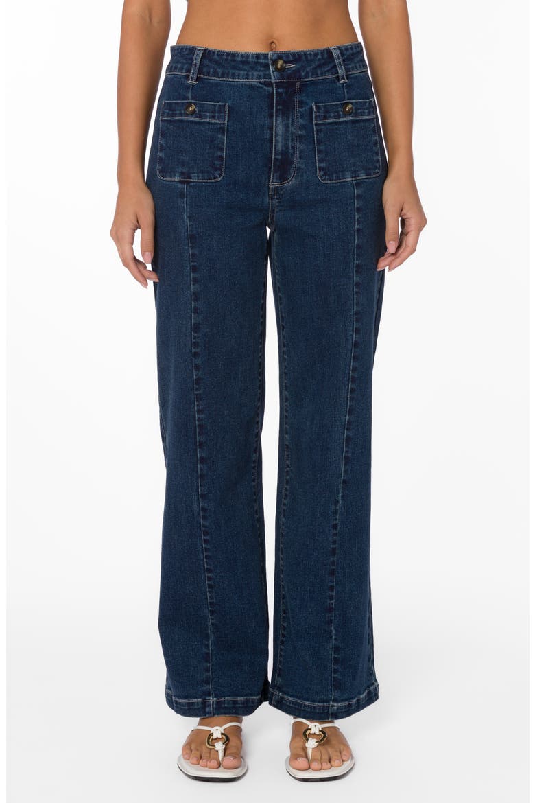 Saylor Wide Leg Jeans, Main, color, OCEANA