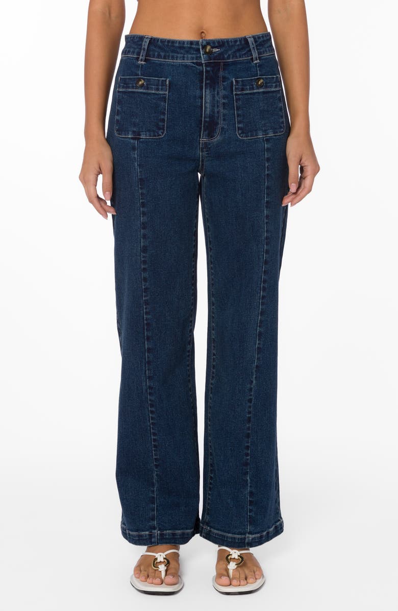 VELVET HEART Saylor Wide Leg Jeans, Main, color, Oceana
