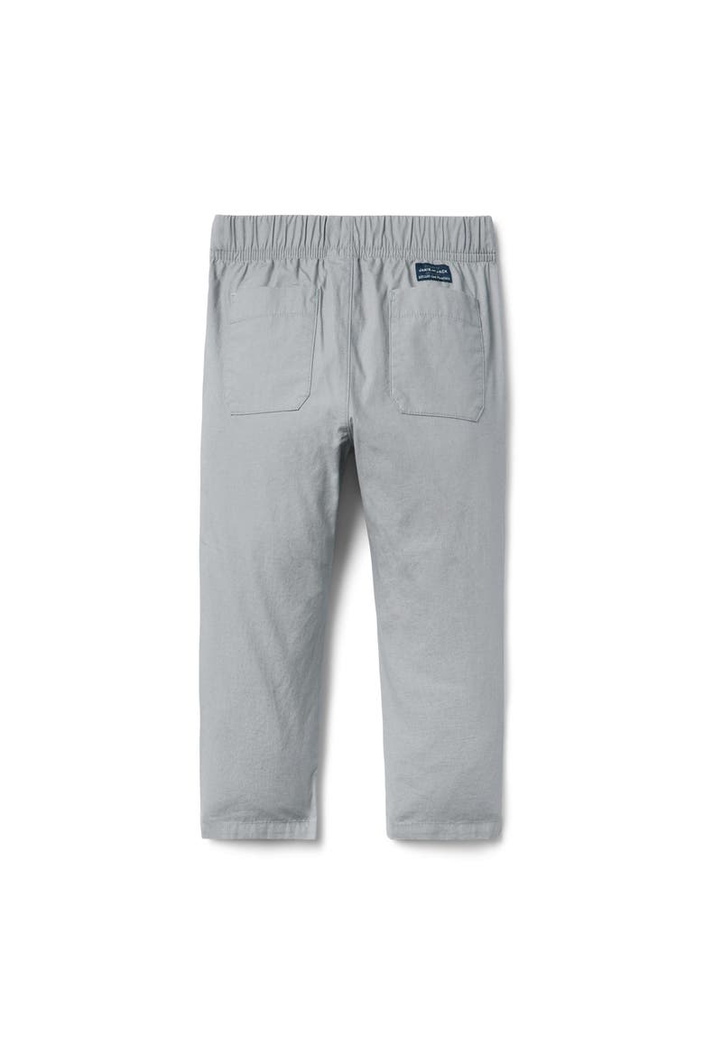 The Drawstring Poplin Pant, Alternate, color, Grey