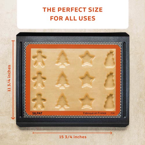 Silpat Perfect Non-stick 12 Cavity Holiday Treats Baking Pan