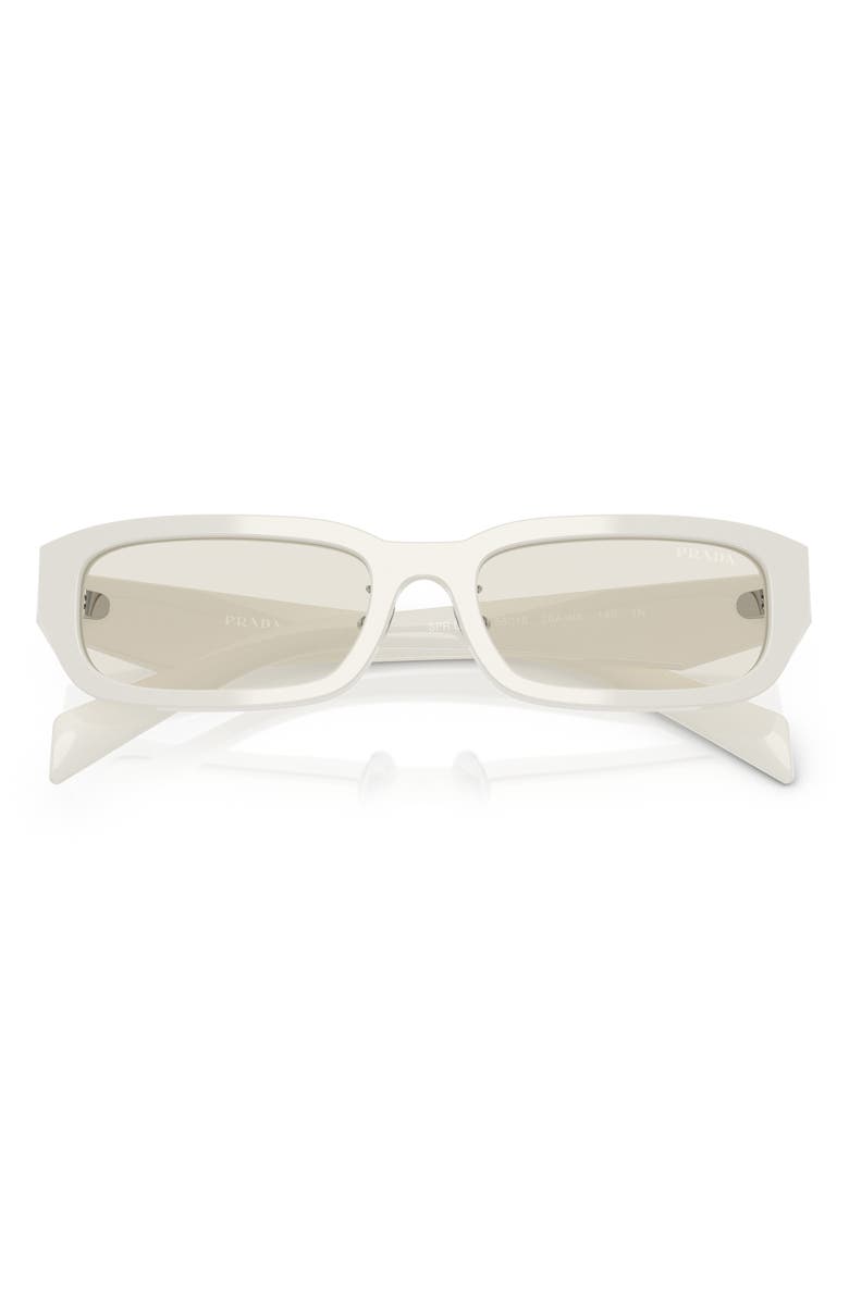 Prada 55mm Rectangular Sunglasses, Alternate, color, 