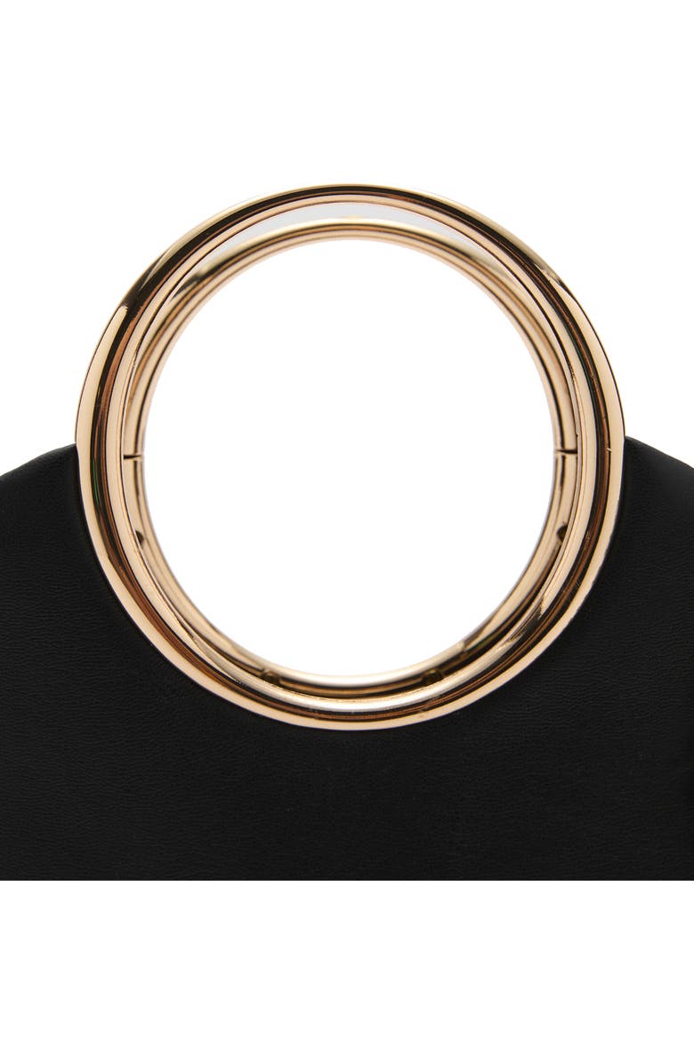 MANGO Faux Leather Bracelet Handle Bag, Alternate, color,