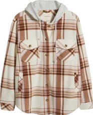 Thread & Supply Hooded Fleece Shacket