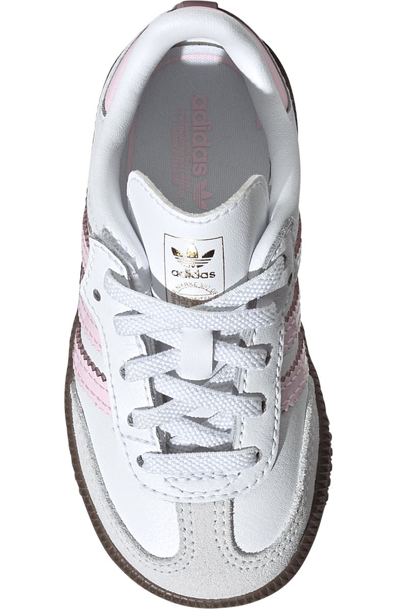 adidas Kids' Samba OG Sneaker, Alternate, color, White/ Clear Pink/ Gum